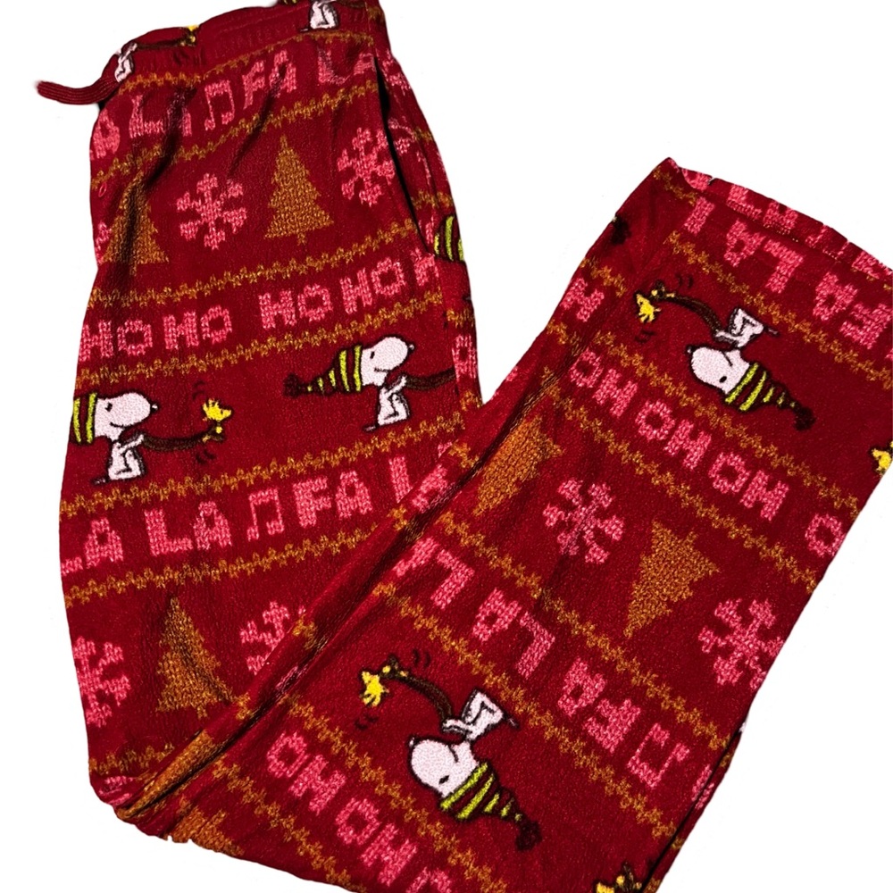 Target Red and Yellow snoopy Sweatpants Cozy Joggers